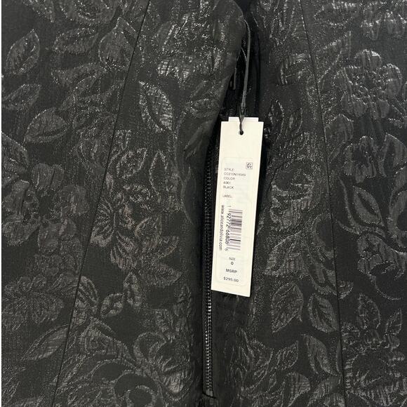 Alice + Olivia Tayla Jacquard Floral Mini Dress 0 - Picture 10 of 12